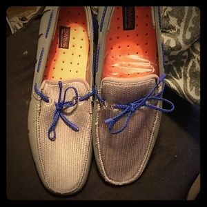Mens sz 11.5 grey/blue SWIMS Loafers